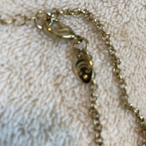 Gold and turquoise long necklace with earrings. Great condition - Picture 9 of 9